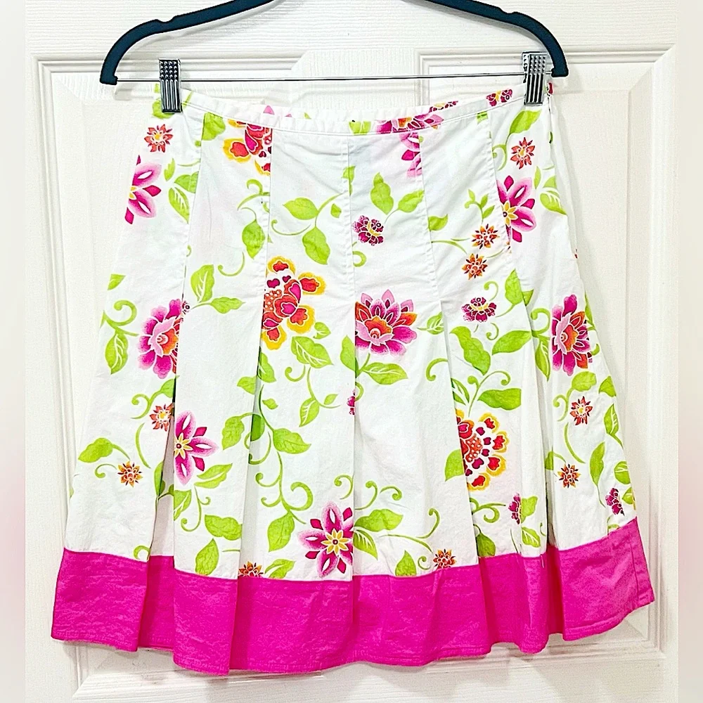 Tracy Evans Limited Pink Mini Floral Skirt - Picture 1 of 4
